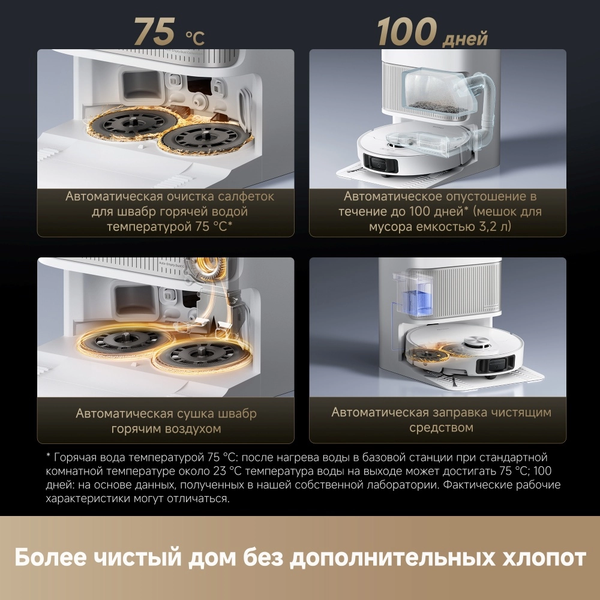 Купить Робот-пылесос Dreame Robot Vacuum L40s Ultra / RLL22SE в Борисове