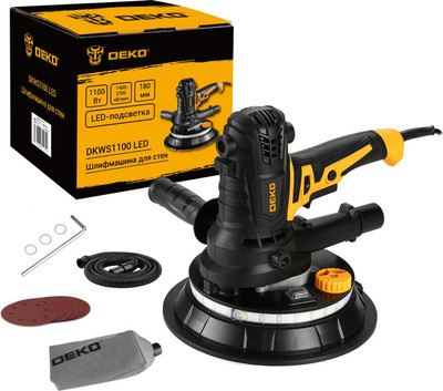 

Шлифовальная машина для стен, DKWS1100 LED / 084-1090