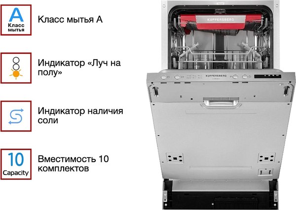 Купить Посудомоечная машина Kuppersberg GLM 4537 в Молодечно