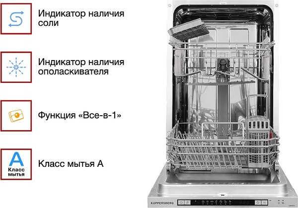 Купить Посудомоечная машина Kuppersberg GSM 4572 в Бобруйске