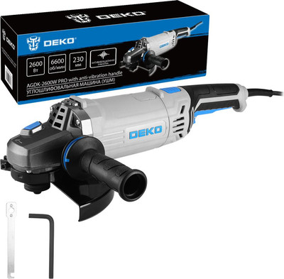 

Угловая шлифовальная машина, AGDK-2600W PRO / 084-1083