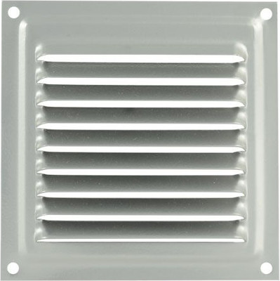 Решетка вентиляционная Нора-М 100x100 с сеткой / 7209 (хром) - 