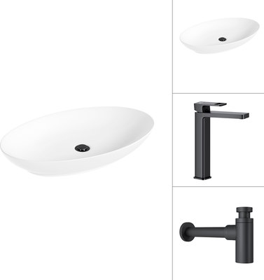 

Умывальник со смесителем, 21571 + Cascade 21СК0655BS с сифоном 21635B
