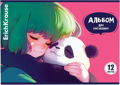 Альбом для рисования Erich Krause Panda Hugs / 63447 (12л) - 