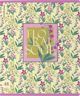 Тетрадь Erich Krause Floral Soul / 63316 (48л, клетка) - 