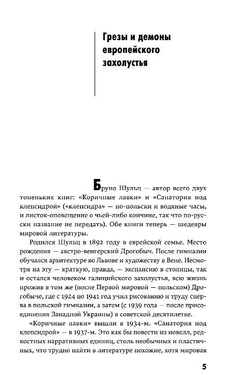 Художественная книга Эксмо Коричные лавки, мягкая обложка (Шульц Бруно) — фото 4