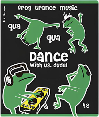 Тетрадь Erich Krause DJ Frog / 54112 (48л, клетка) -