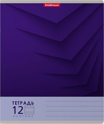 Тетрадь Erich Krause Duotone Next / 56295 (12л, линейка) - 