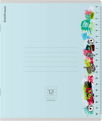 Тетрадь Erich Krause Ruler Hobby / 60528 (12л, клетка) - 