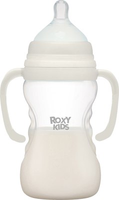 Бутылочка для кормления ROXY-KIDS Быстрый поток 6+ / RBTL-003-B (260мл, кокосовый) - 