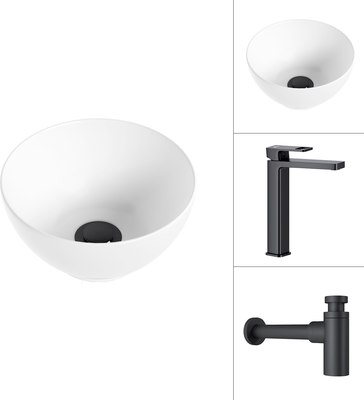 

Умывальник со смесителем, 21601E + Cascade 21СК0655BS с сифоном 21635B