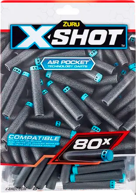 Боеприпасы для оружия игрушечного Zuru X-Shot Excel / 44144 (80шт) - 
