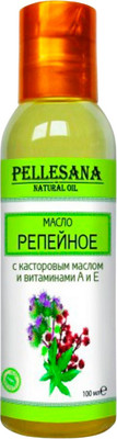 Масло косметическое Pellesana Репейное с витаминами А и Е (100мл) - 