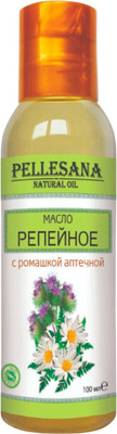 Масло косметическое Pellesana Репейное с ромашкой аптечной (100мл) - 