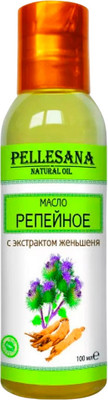 Масло косметическое Pellesana Репейное с экстрактом женьшеня (100мл) -