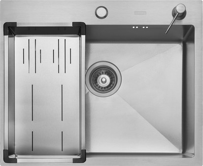 

Мойка кухонная, ECO AR 60x50+CL AR G+DS AR Decor Volcanic