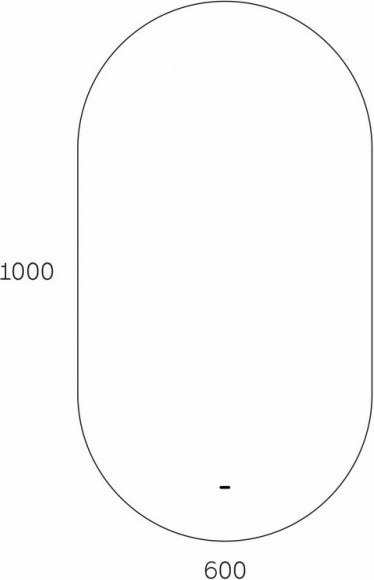 Купить Зеркало Maroni Galla LED 600х1000 в Молодечно