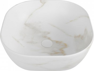 Умывальник Teymi Solli 41 Artceramic / T50382 (мрамор белый матовый) - 