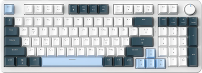 Клавиатура JEGG ZA98 (белый/синий/красный) - 