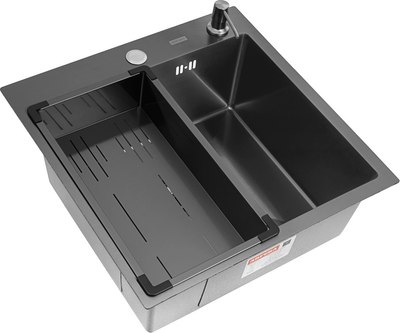 

Мойка кухонная, ECO AR 50x50+CL AR G+DS