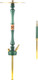Шахта для кальяна Hoob Mars British Racing Green Gold (диффузор, силикон, пружинка, мундштук) - 