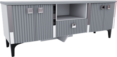 Тумба ФорестДекоГрупп Трея ТВ (с серебром) -