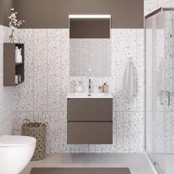 Тумба под умывальник BelBagno UNO-MINI-600-2C-SO-СO