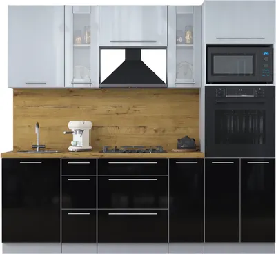 

Кухонный гарнитур, Мила Пластик 2.3