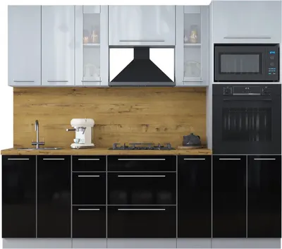 

Кухонный гарнитур, Мила Пластик 2.4