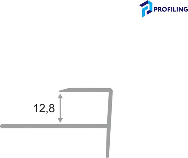 Уголок под плитку Profiling Алюминиевый ПФ-12 (2.7м, шампань)