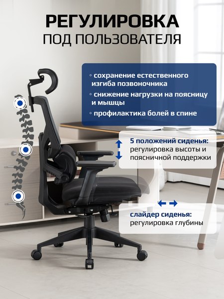 Купить Кресло офисное Evolution LumbarPro в Бобруйске