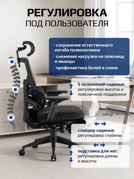 Купить Кресло офисное Evolution LumbarPro FR в Минске
