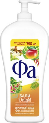 Гель для душа Фа Бали Delight Аромат манго и цветка ванили (750мл) - 