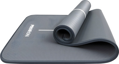 Коврик для йоги и фитнеса Proiron 1830x660x10 / К18610НСЕ (серый) - 