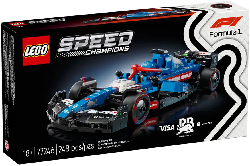 Конструктор Lego Speed Champions Болид Формулы-1 Visa Cash RB VCARB 01 / 77246