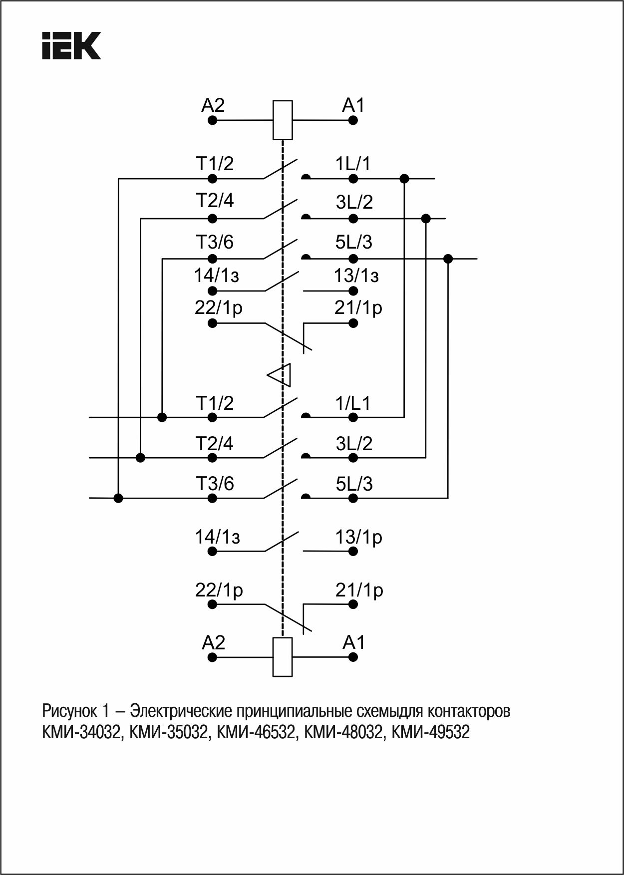 Контактор IEK KKM43-095-400-22-1 — фото 3