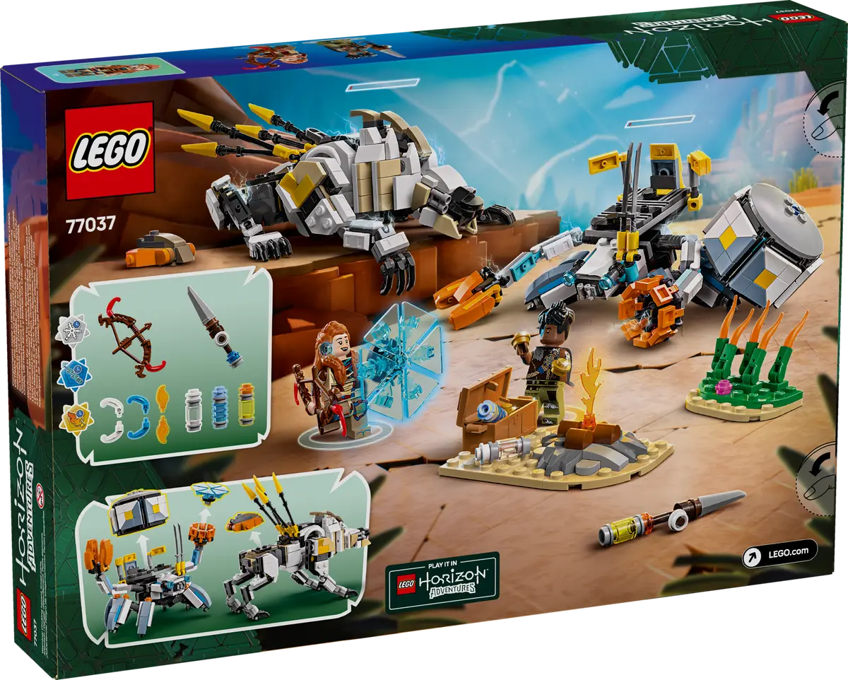 Конструктор Lego Horizon Adventures Элой и Варл против Шелл-Уокера и Савтуза (77037) — фото 2