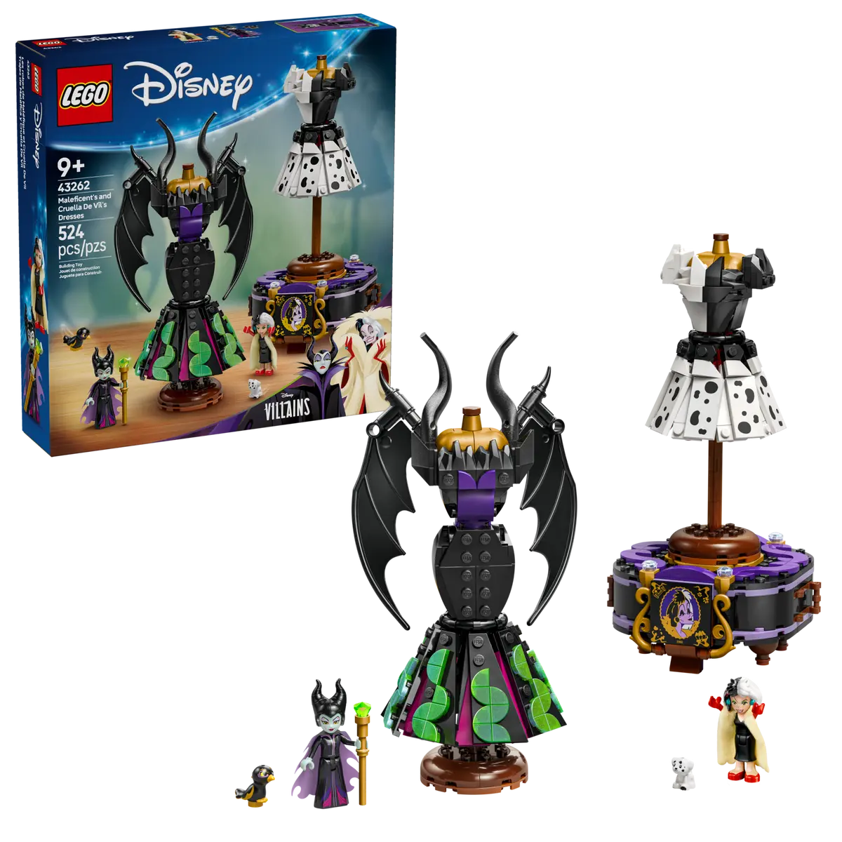 Конструктор Lego Disney Princess Платья Малефисенты и Круэллы Де Виль / 43262 — фото 3