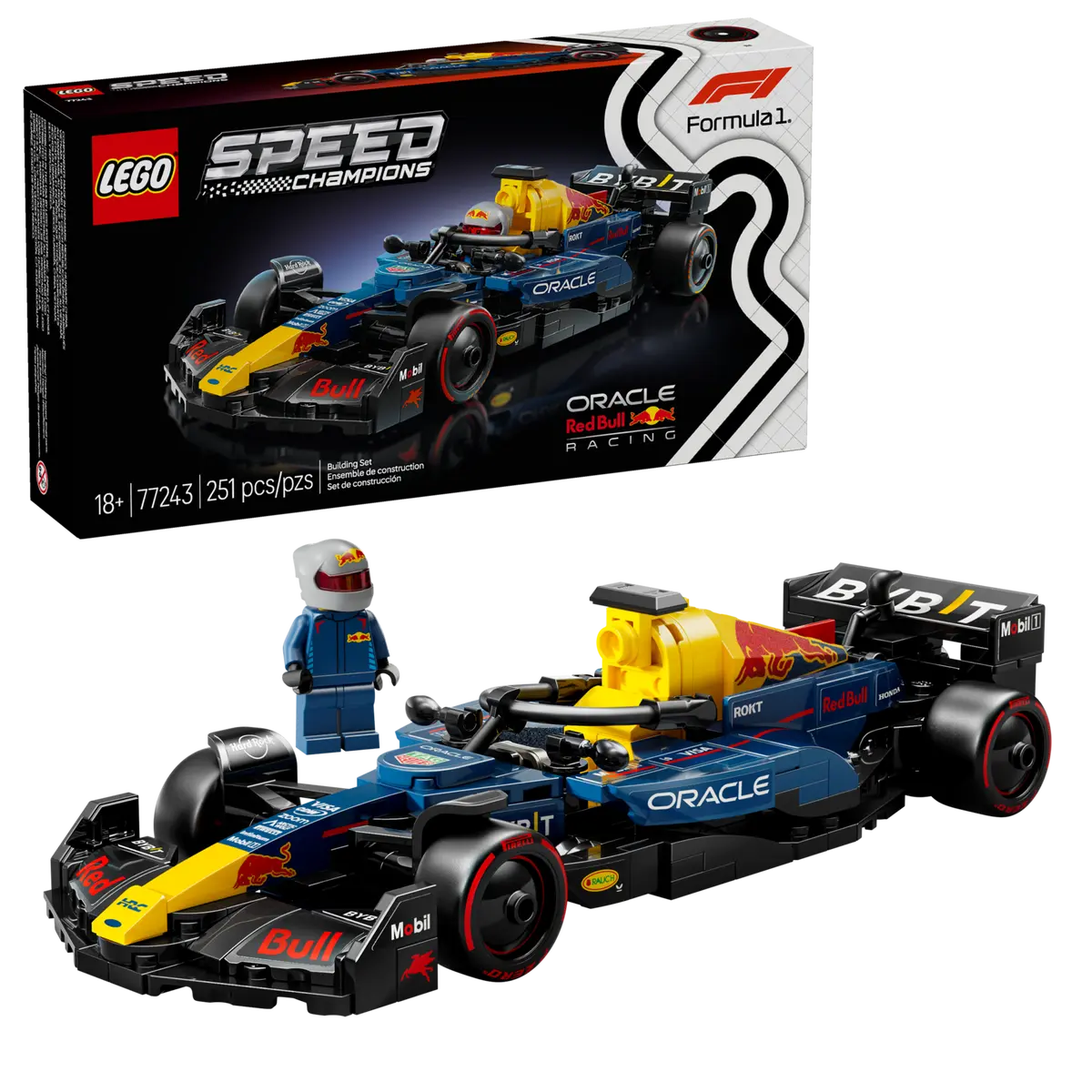 Конструктор Lego Speed Champions Болид Формулы-1 Oracle Red Bull Racing RB20 (77243) — фото 3
