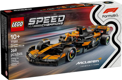 

Конструктор, Speed Champions Болид Формулы-1 McLaren MCL38 / 77251