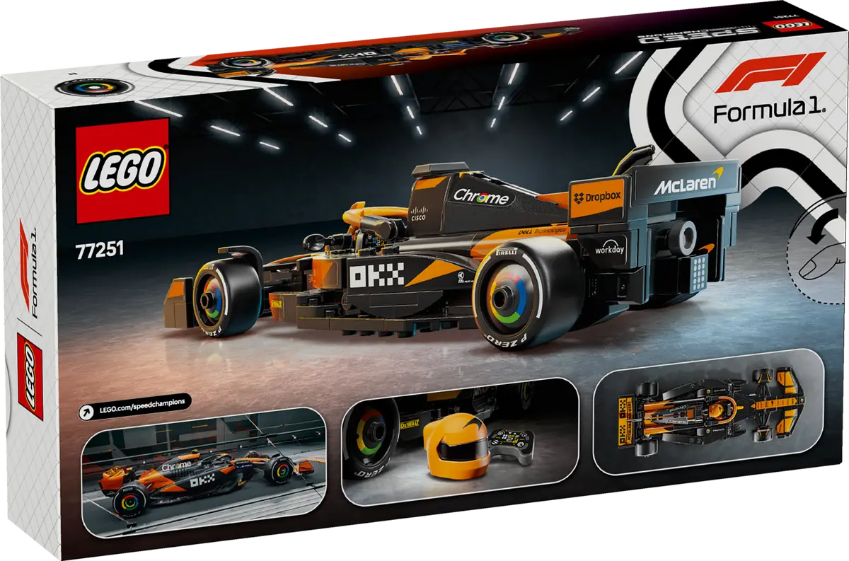 Конструктор Lego Speed Champions Болид Формулы-1 McLaren MCL38 / 77251 — фото 2