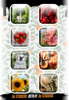 Набор наклеек Nalepking Лето 1 / RSM_0051 - 