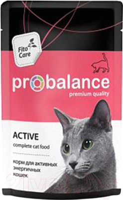 

Корм для кошек ProBalance, Active для активных кошек