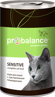 

Корм для кошек ProBalance, Sensitive для кошек с чувствительным пищеварением