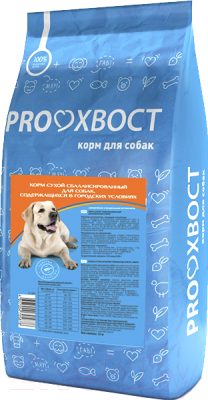 Сухой корм для собак ProХвост Содержащихся в городских условиях (10кг)