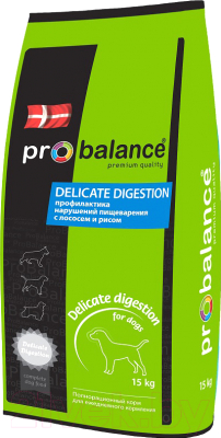 

Корм для собак ProBalance, Delicate Digestion с лососем и рисом