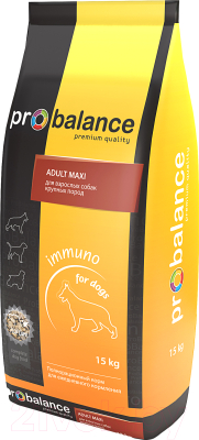 

Корм для собак ProBalance, Immuno Adult Maxi
