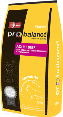

Корм для собак ProBalance, Immuno Adult с говядиной
