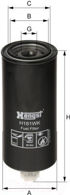 

Топливный фильтр Hengst, H181WK