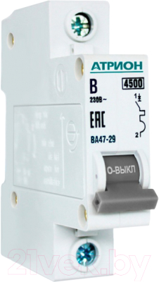 Выключатель автоматический Атрион VA4729-1-10B